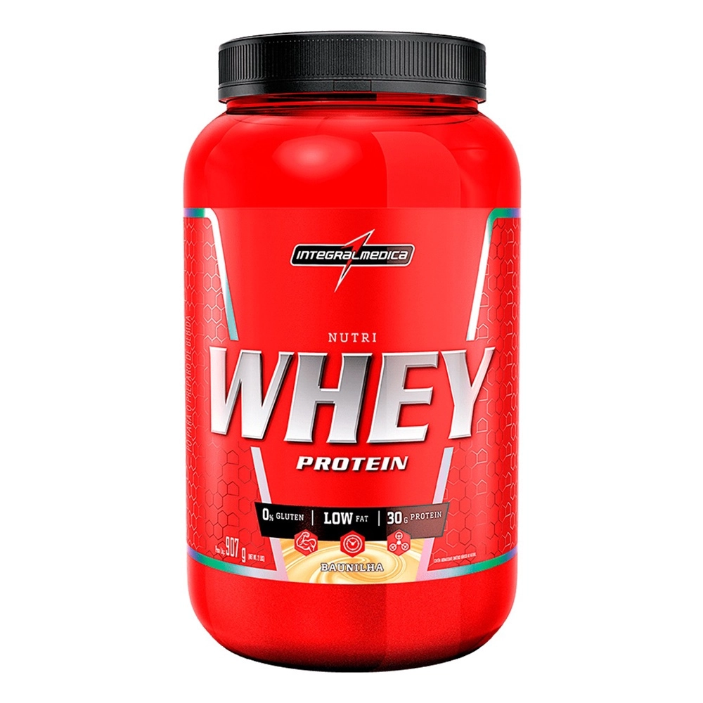 Nutri Whey Protein 900g Pote - Integralmedica - Baunilha